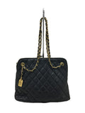 Chanel Shoulder Bag Chain Shoulder Leather Black