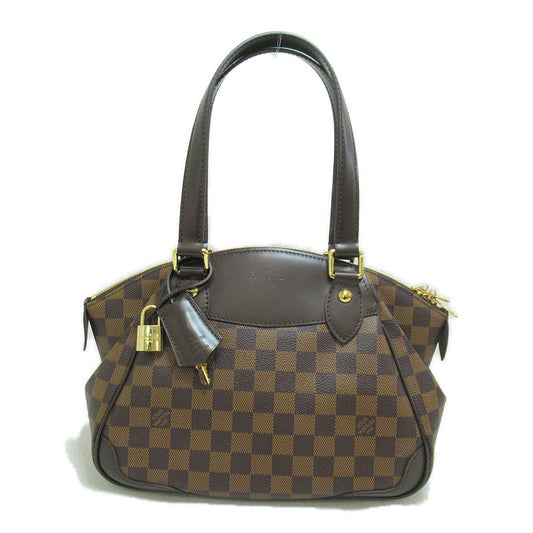 Louis Vuitton Verona PM Shoulder Bag Coated Canvas Damier Brown