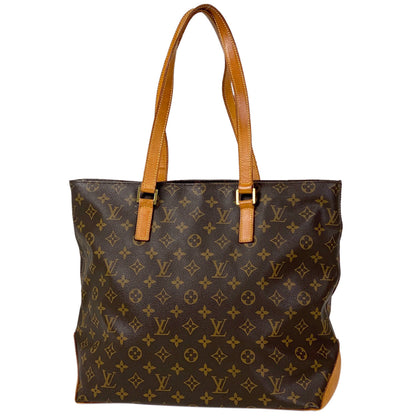 Louis Vuitton Mezzo Tote Shoulder Bag Shawl Monogram Brown