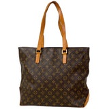 Louis Vuitton Mezzo Tote Shoulder Bag Shawl Monogram Brown