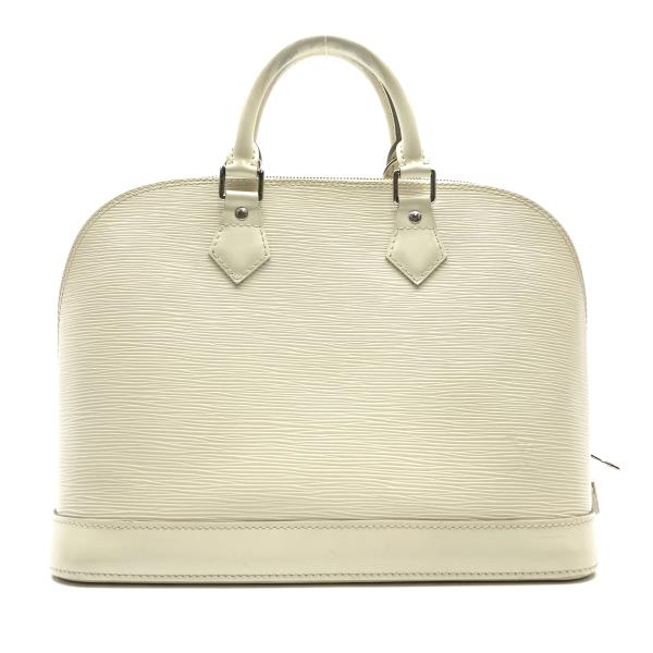 Louis Vuitton Alma Epi Yvoire Handbag White
