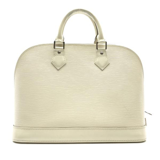 Louis Vuitton Alma Epi Yvoire Handbag White