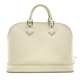 Louis Vuitton Alma Epi Yvoire Handbag White