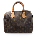 Louis Vuitton Monogram Speedy 25 Mini Boston Bag Brown
