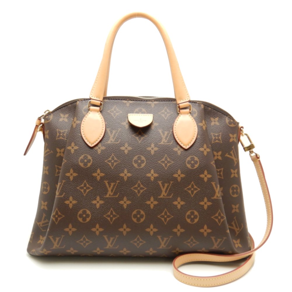 Louis Vuitton Monogram Rivory MM Brown 2way Tote Bag