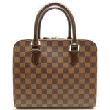 Louis Vuitton Damier Triana Ebene Handbag Brown