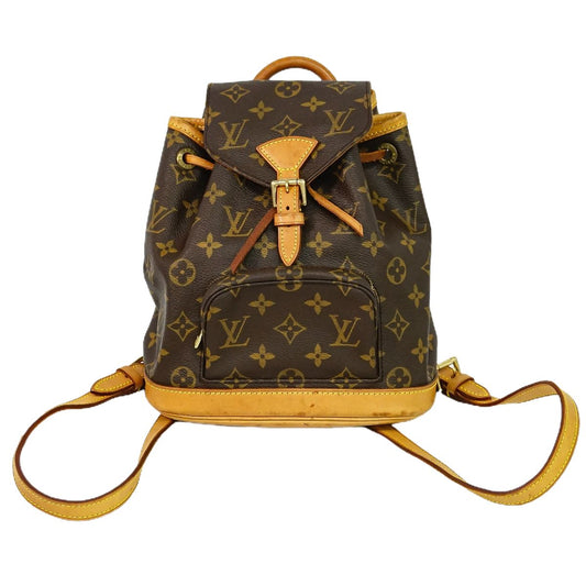 Louis Vuitton Mini Montsouris Monogram Rucksack Backpack Bag Brown