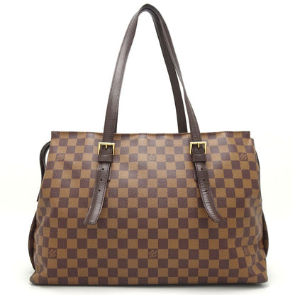 Louis Vuitton  Damier Chelsea Ebene Shoulder Brown
