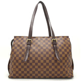 Louis Vuitton  Damier Chelsea Ebene Shoulder Brown