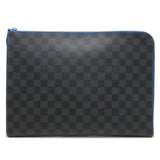 Louis Vuitton Damier Graphite Pochette Jour GM NM Blue