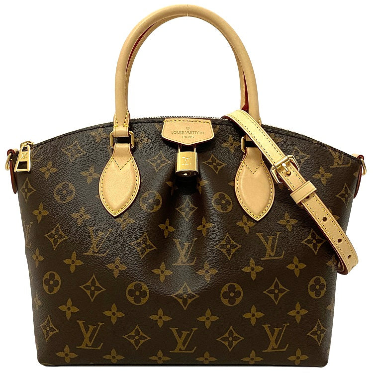 Louis Vuitton 2way Bag Boetie NM PM Brown Beige Monogram