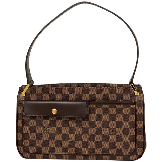 Louis Vuitton Aubagne Shoulder Bag Damier Brown