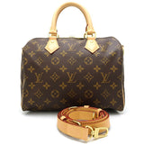 Louis Vuitton Monogram Speedy Bandouliere 25 Brown 2way Bag