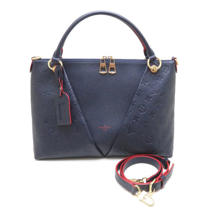 Louis Vuitton Tote Bag V MM Emplant Marine Rouge 2WAY