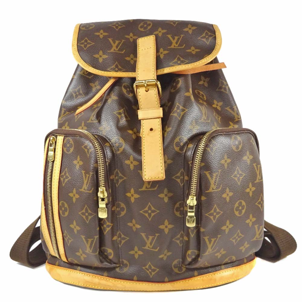 Louis Vuitton Monogram Sac A De Bosphor Backpack Daypack Brown