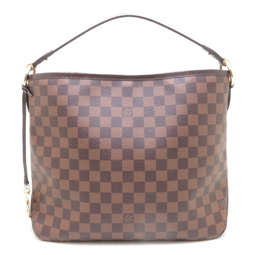 Louis Vuitton Damier Delightful PM Shoulder Bag Ebene Brown