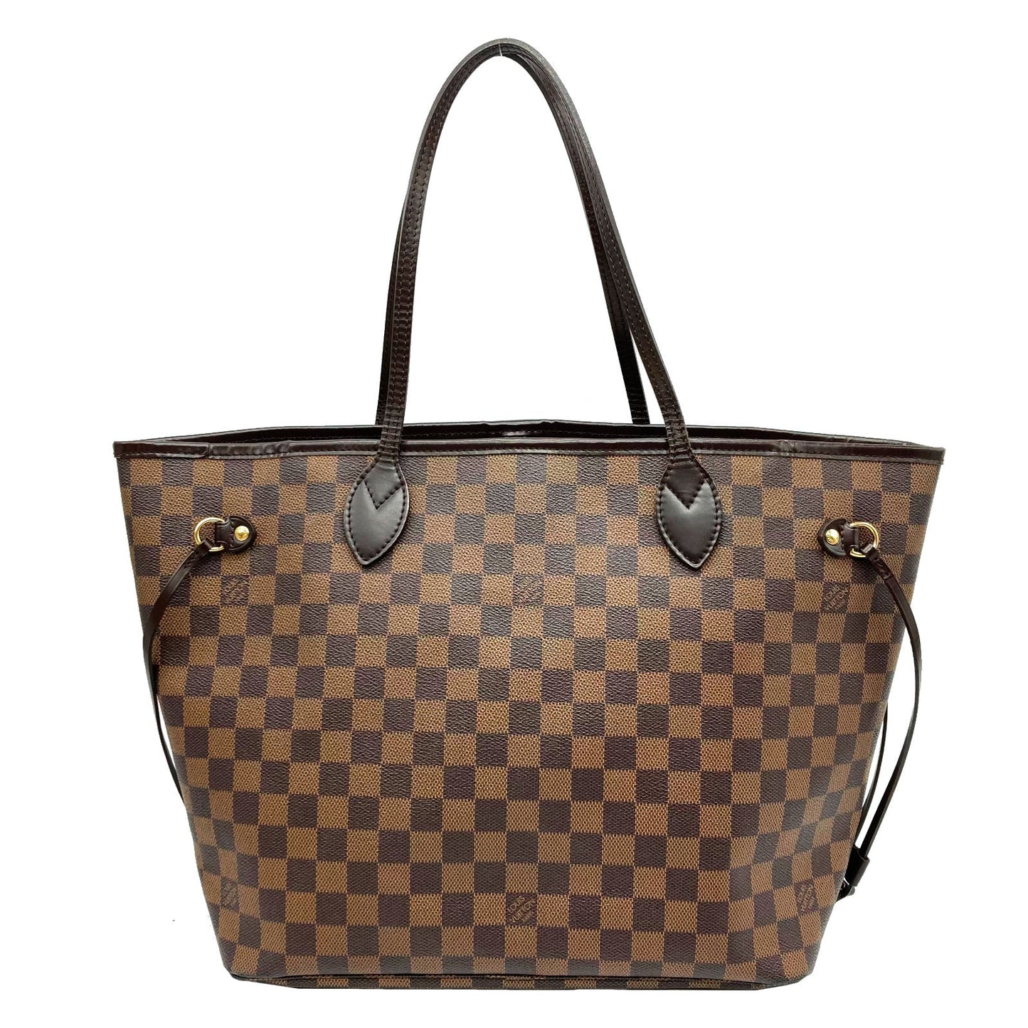 Louis Vuitton Neverfull MM Tote Bag Coated Canvas Damier