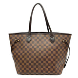 Louis Vuitton Neverfull MM Tote Bag Coated Canvas Damier