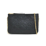 Louis Vuitton Monogram Emplant Pochette Double Zip Chain Shoulder Bag