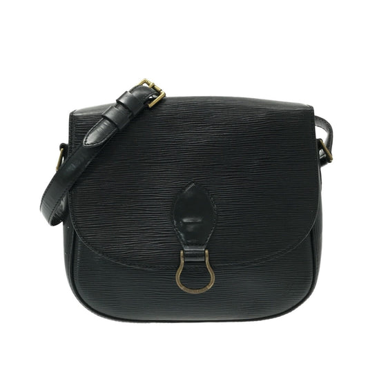Louis Vuitton Saint Cloud Shoulder Bag Noir Leather