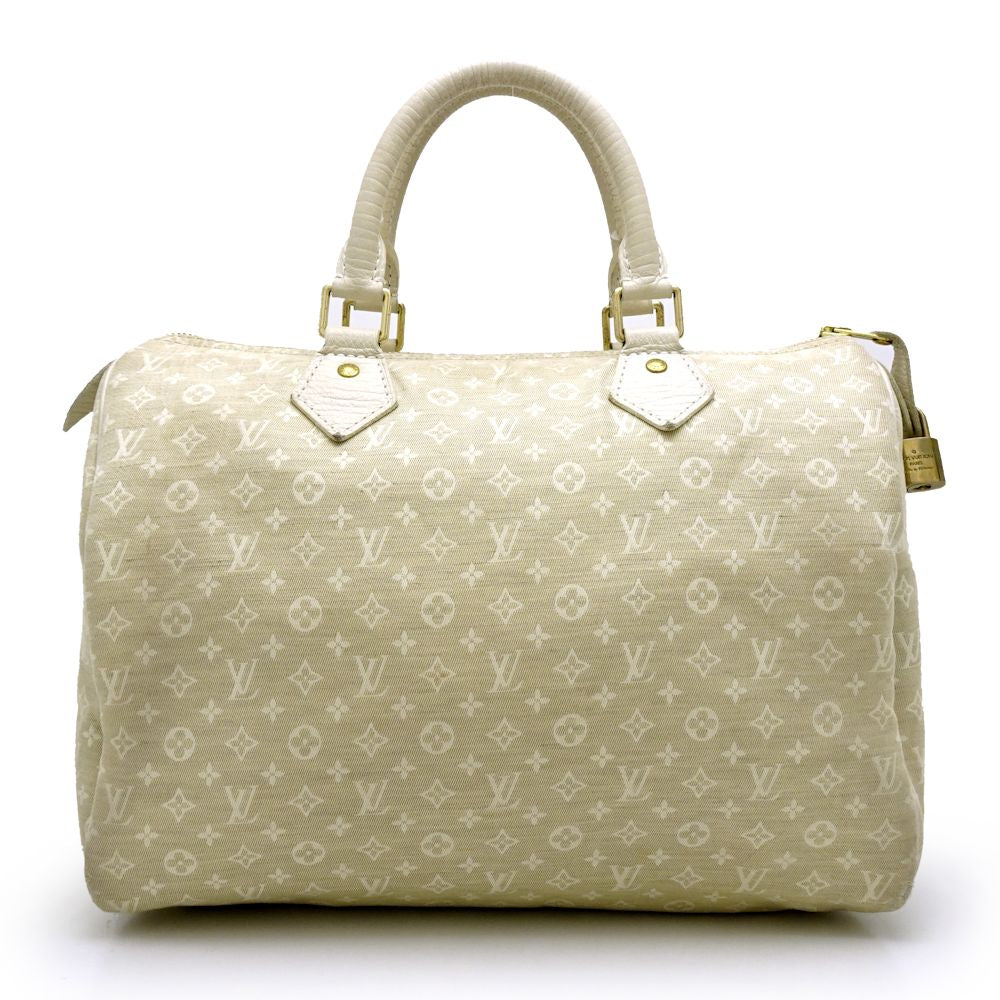 Louis Vuitton  Monogram Minilan Speedy 30 Dune Boston Bag