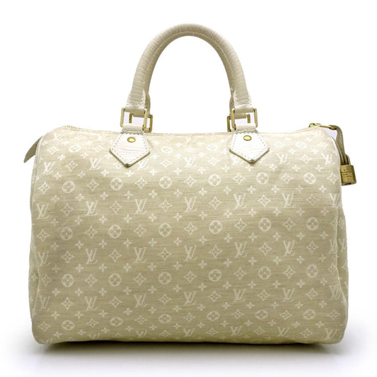 Louis Vuitton  Monogram Minilan Speedy 30 Dune Boston Bag