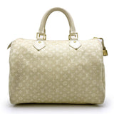 Louis Vuitton  Monogram Minilan Speedy 30 Dune Boston Bag