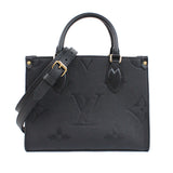 Louis Vuitton Amplant Black On The Go PM Handbag