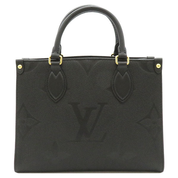 Louis Vuitton 2way Bag On The Go PM Noir Black Monogram