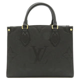 Louis Vuitton 2way Bag On The Go PM Noir Black Monogram