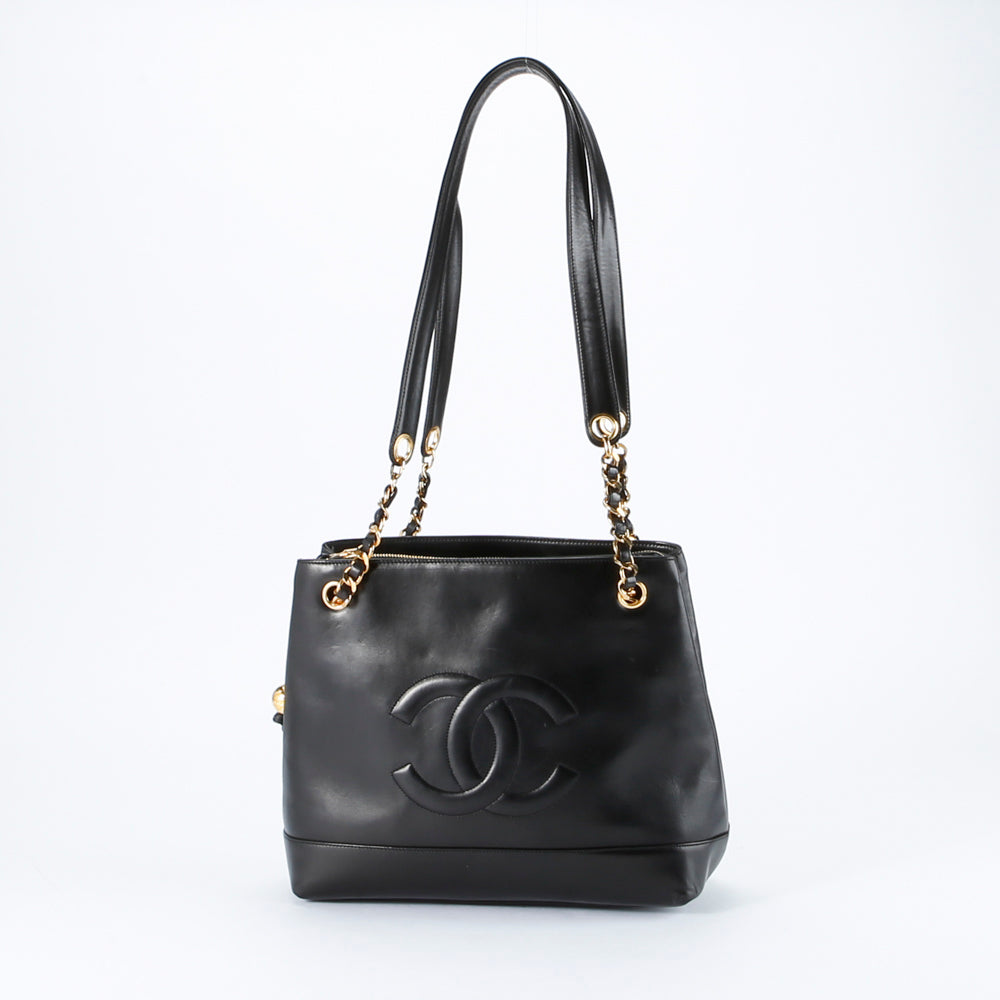 Chanel Lamb Long Shoulder Chain Tote Bag