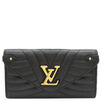 Louis Vuitton Long Wallet New Wave Long Wallet Noir Black