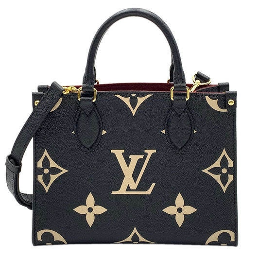 Louis Vuitton Bicolor Monogram Implant On The Go PM Black
