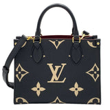 Louis Vuitton Bicolor Monogram Implant On The Go PM Black