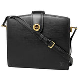 Louis Vuitton Capucines Shoulder Bag Epi Noir Black