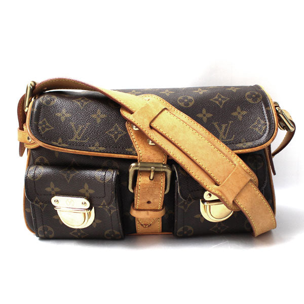 Louis Vuitton Monogram Hudson PM Shoulder Bag Brown