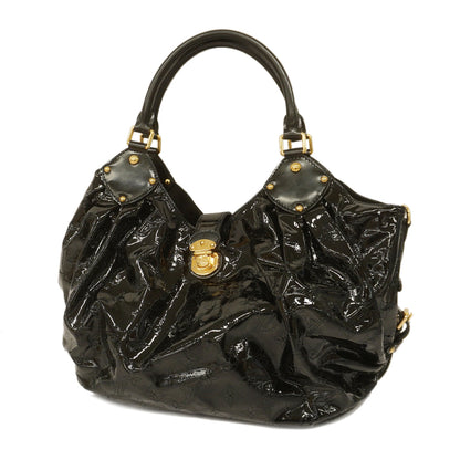 Louis Vuitton Mahina L Noir Hobo Bag Black