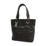 Chanel Tote Bag Paris Biarritz Leather Black