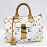 Louis Vuitton Speedy 30 Monogram Multicolor Handbag White