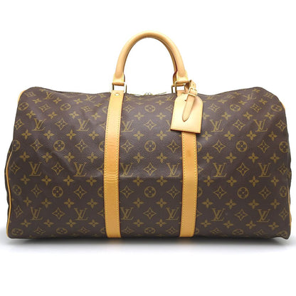 Louis Vuitton  Monogram Keepall 50 Brown Boston Bag