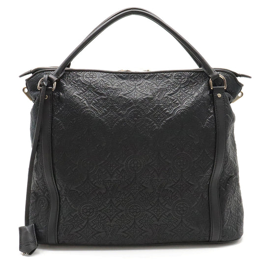 Louis Vuitton Monogram Antia Ixia MM Tote Bag Handbag Noir Black