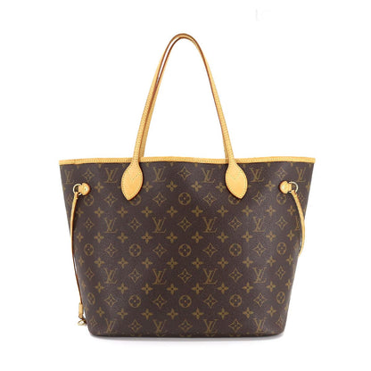 Louis Vuitton Monogram Neverfull MM Tote Bag Brown Beige
