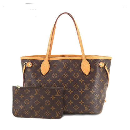 Louis Vuitton Monogram Neverfull PM Tote Bag Brown