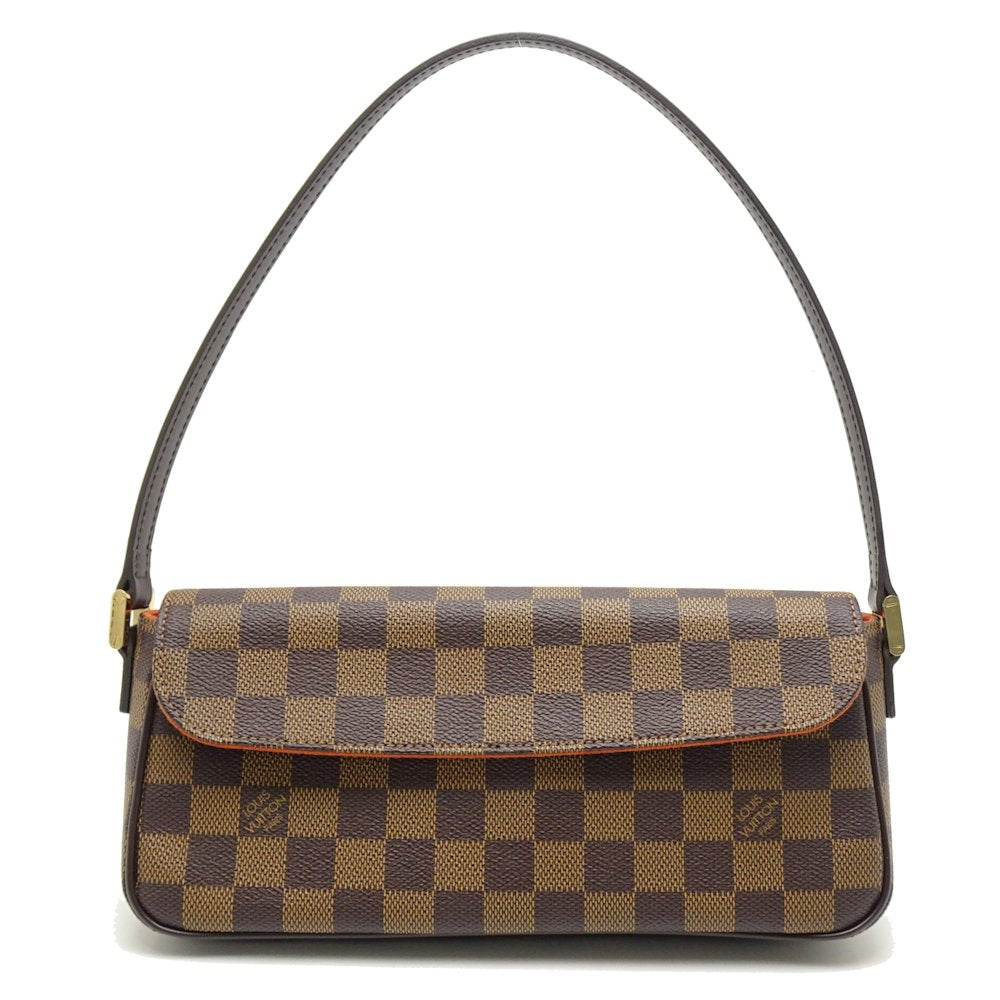 Louis Vuitton Damier Recoleta Ebene Handbag