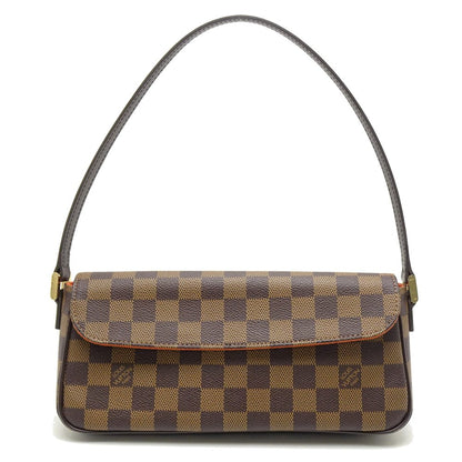 Louis Vuitton Damier Recoleta Ebene Handbag