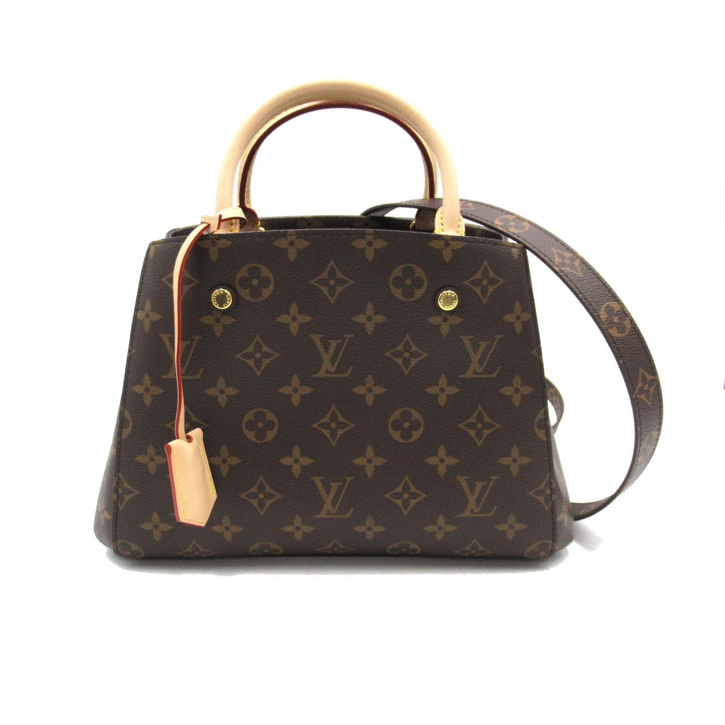 Louis Vuitton Montaigne BB Tote Bag Canvas Monogram