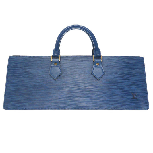 Louis Vuitton Epi Sac Triangle Blue Handbag Bag