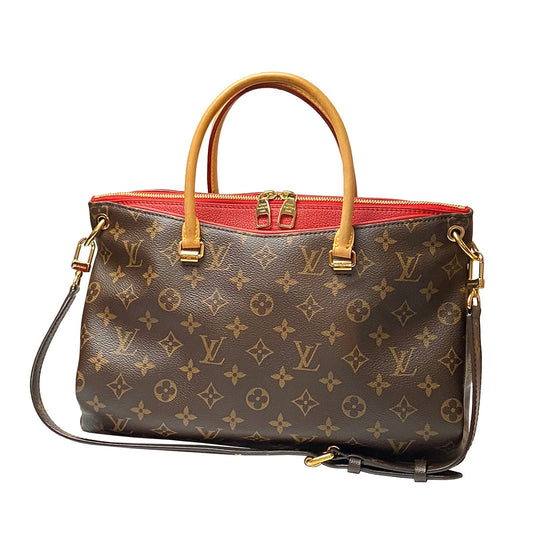 Louis Vuitton Monogram Pallas 2 Way Handbag Shoulder Bag
