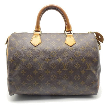 Louis Vuitton Monogram Speedy 30 Brown Boston Bag