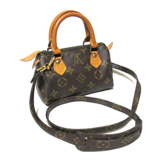 Louis Vuitton Monogram Mini Speedy Shoulder Bag Boston Bag